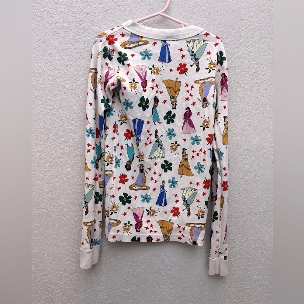 Hanna Andersson Girl's Long John Pajama Top ONLY - Disney Princess Print Size 10 - Picture 4 of 4